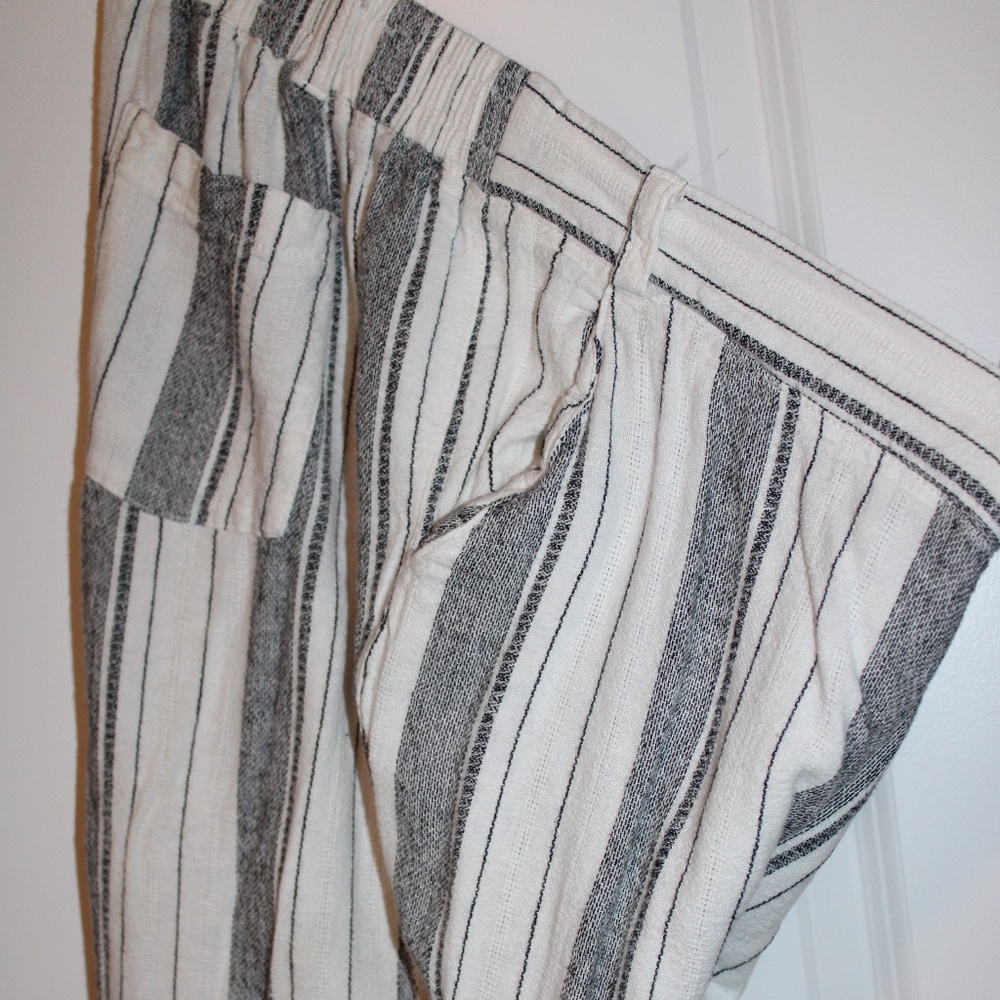 Maurice's Linen/Cotton Striped Trousers